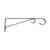 Panacea 12" Black Hanging Plant Bracket