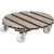 Wagner WPC Round Plant Caddy Taupe