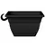 HC 12" Eclipse Square Hanging Basket Black