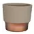 HC 3" Sprite Succulent Planter Artisan Taupe