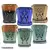 MCarr 12PC 5" Floral Orchid Pot Mixed Asst