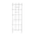 Panacea 72" Wood Ladder Trellis White
