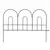 Panacea 14"x18" Lightweight Arched Garden Edge