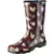 Sloggers Womens Boot w/ Trim Chicken Print Red Size 11