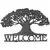 Painted Sky Welcome Sign Tree