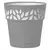 Deroma 7.9" Leaf Pot Premium Plastic Grey