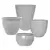 MCarr 26PC Plain Planter Plt Dallas Gray