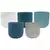 MCarr 12pc 5.9" Scraped Planter Asst Mixed Colors