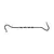 Panacea 12" Black Forged Extender Hook