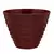 Southern Patio 16" Beehive Planter With Saucer Red Splatter