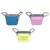 VCS 6" Zinc Colorful Mini Planter
