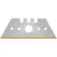Trapezoid Blade No. 852 - Stainless Steel - Tin (100 Pr Box)