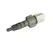 051466 Beta Technology Straight Rinse Injector, 1/4 In. Tube Conn, 1/8 In. MNPT Pipe Conn