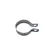 Brace Brand 3-1/2" By 1" By 11 GA (FITS 3" OD Pipe) - Hot Dipped Galvanized
