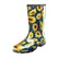 Sloggers Womens Boot w/ Trim Sunflower Blue Size 7