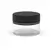 1 oz Child Resistant Clear Black Glass Jars