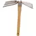 Stainless Steel Hoe/Fork Combo - 4 Prong Fork & 15-Inch Ash Handle