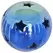 MCarr 12" Sphere With Stars Blue Green On Light Blue