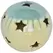 MCarr 12" Sphere w/ Stars Blue Green Lt Cream