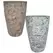 MCarr 12PC Tall Round Pltr Plt Mixed Colors