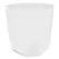 Bloem 10" Tuxton Planter Casper White