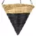 SuperMoss 12" Hanging Basket Cone Blackjack