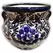 Talavera 14" Blue & White Michoacana Pot