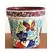 Bella 8" Flower Pot Burgundy