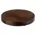 Wagner WPC Round Plant Caddy No Show Casters Brown