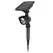 Moonrays Solar Black Plastic Spotlight