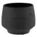 SSI 4" Stoneware Tapered Pot Charcoal