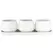 SSI Stoneware Trio Assortment White