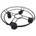 Wagner WPC 11.8 Diam Round Wire Caddy Black
