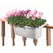 Apollo 20" Adjustable Railing Planter White
