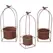 Braun Rustic Bird Planter Medium
