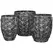 Braun Round Honeycomb Black