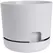 DCN 8" Oasis Self Watering Planter Light Grey