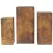 MCarr 3pc Liconfiber Tall Pedestal Set Rust