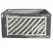 MCarr 7.9" Low Square Pot W/ Diagonal Stripe Gray