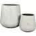 MCarr 4pc Oyster Concrete Planter Pallet Antique White