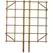 Kelmar 48" Square Espalier Redwood Trellis