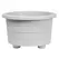 DCN 15" Futura Round Patio Planter Light Grey