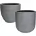 MCarr 20pc Ficonstone Fishbone Planter Pallet White Gray