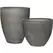 MCarr 24pc Ficonstone Round Planter Pallet Gray Stone