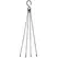 Midwest Wire Works 16" Grow Basket Hanger 4 Leg