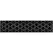 Outdeco 16"x72" Metal Fence Top Stars Black