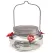 Panacea Glass Mason Jar Hummingbird Feeder Vintage Mini