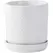 PHG 5"x5.5" Dotted Cylinder Planter Bright White 8/CS