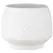 SSI 4" Stoneware Tapered Pot White