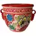 Talavera 12" Bella Especial Dolares Pot Red